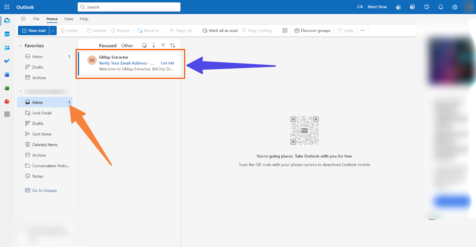 Check inbox or spam folder for verification email